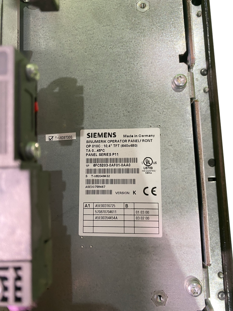 Commande numérique SIEMENS