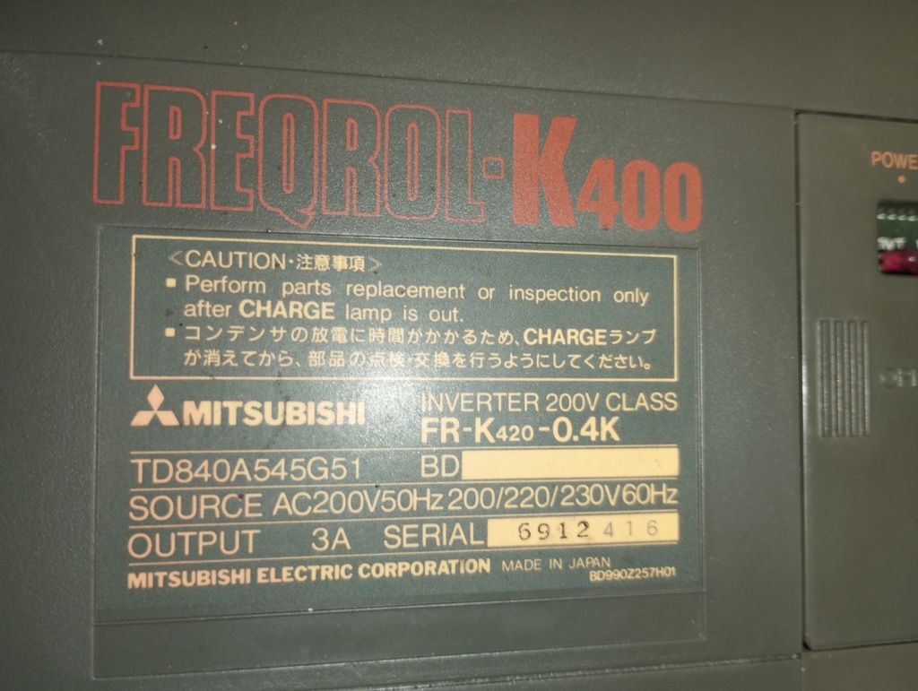 Variateur MITSUBISHI
