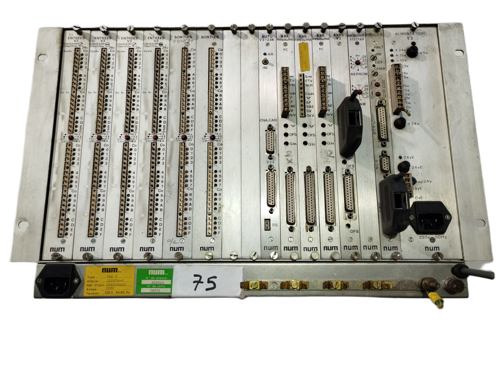 Rack de cartes NUM