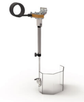 [2NMPER_PTR06/180] Protecteur de sécurité pour perceuses - avec système de bras télescopique Bouclier Ø 230 h 180 mm.  - avec micro-interrupteur de sécurité