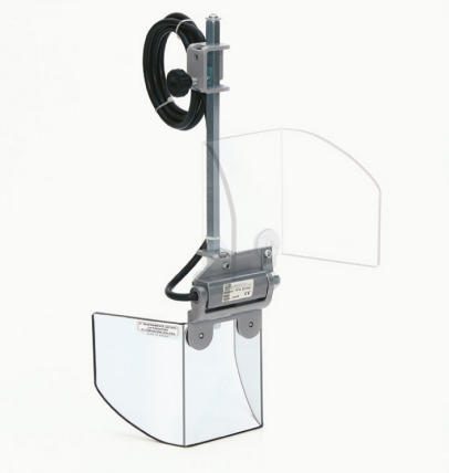 [2NMPER_PTR10/140] Protecteur de sécurité avec support d'ancrage frontal, pour perceuses et machines similaires - avec bouclier à ouverture verticale Bouclier L 200 H 140 mm.  - avec micro-interrupteur de sécurité