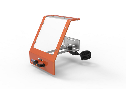 [2NMTOU_PTO17/350] Protection pour tour du chariot - à installer sur le chariot longitudinal ou sur la protection arrière Protection à ouverture pivotante avec n. 2 bras rotatifs de support et de protection en acier L.300 H.400 mm. - Avec micro-interrupteur de sécurité